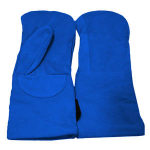 Guantes de Soldadura de Cuero Reforzado de Alto Rendimiento, Resistentes al Fuego, Certificación CE, 11 oz, Puño de Seguridad Antideslizante - Product Image 3