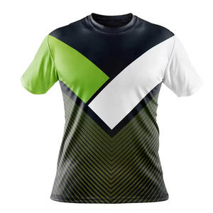 T-shirts personnalisés de haute qualité imprimés par sublimation, mode, col rond, coupe ajustée, t-shirts de sport à manches courtes pour hommes, t-shirt sublimé - Product Image 2