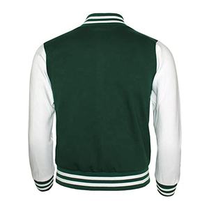 Chaqueta de alta calidad para hombre, chaqueta masculina personalizada con mangas de cuero, estilo universitario, 2022 - Product Image 2