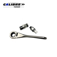 Clé à cliquet micro-angulaire 3-en-1 TAIWAN CALIBRE 1/4 " Dr 10 mm avec embouts, garantie 1 an, modèle CA264350, DIY OEM
