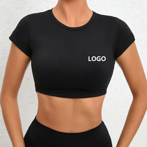 High Quality Contrast Yoga Bra Women Sports Bra Wholesale Yoga Fitness Workout Bra Top Custom Logo Active Wear Sports Bra - Product Image 3