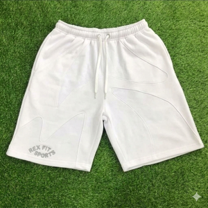 Shorts de basket-ball pour hommes personnalisés OEM, imprimés, en coton respirant, pour la course et l'entraînement, vente en gros - Product Image 5