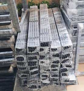 Poste de Cerca de Aluminio Negro Personalizado con Ranura Deslizante, Cerca de Jardín de Buena Calidad, Modelado 3D Disponible - Product Image 2