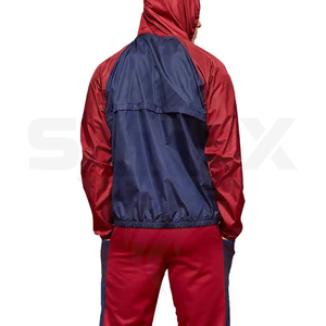 Unisex Windbreaker Tracksuits 2-Piece Set Customized Logo & Print Nylon Streetwear Lightweight Top & Pants Zippers - Product Image 6