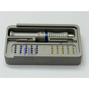 Kit chirurgical complet GBR Health Bay Instruments pour implants dentaires, clous osseux à membrane, en acier inoxydable argenté, Power Dental - Product Image 3