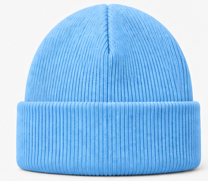 Gorros de Punto Cálidos para Mujer, con Etiqueta Personalizada Bordada, Gorros de Invierno con Borde, Gorros Lisos Acanalados, Suaves y Casuales para Otoño y Exteriores - Product Image 2