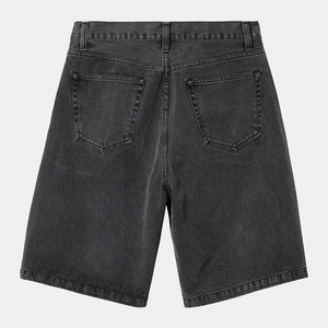 Men's 100% Cotton Knitted Mid Waist <b>Button</b> <b>Fly</b> Quick Dry Street Wear Cargo Shorts Denim Washed Baggy <b>Jean</b> Shorts Casual Style - Product Image 5