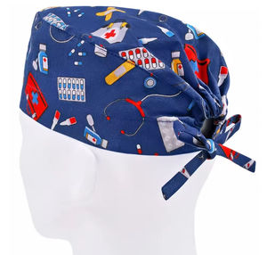 Casquette chirurgicale en coton respirante pour médecins, infirmières, dentistes, laboratoires, cliniques et pharmacies - Product Image 1
