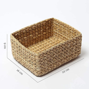 Factory Price <b>Small</b> Wooden Chip Picnic <b>Basket</b> Wedding Candy Empty Gift <b>Basket</b> with Handle Top Trending Design Home Decorations - Product Image 6