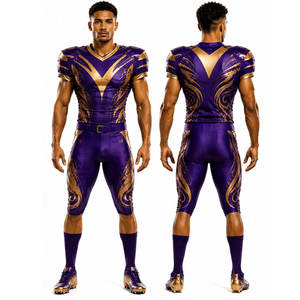 Uniforme de football américain personnalisé de qualité supérieure, polyester respirant, couleurs et logo personnalisés, vente chaude - Product Image 5
