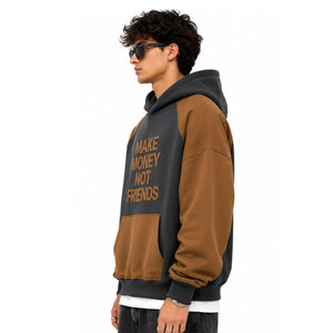 Sudadera con Capucha Retro Gótica para Hombre, Corte Regular, 100% Algodón, Forro Polar de Invierno, con Parches en Relieve, Estilo Urbano - Product Image 6