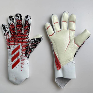 Gants de gardien de but de football, impression par sublimation, bleu, rouge, blanc, doigts entiers, antidérapants, respirants, séchage rapide, unisexe - Product Image 3