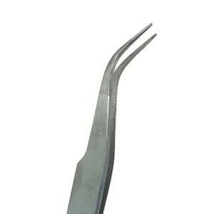 Pince à cils à pointe fine en acier inoxydable, outil professionnel d'application de beauté, pince à cils pour salon - Product Image 6