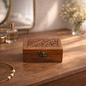 barkah star Natural <b>Pine</b> Wood Decorative storage <b>Box</b> Sliding Glass Lid Stamped UV Coated Varnished Custom Capacity - Product Image 1
