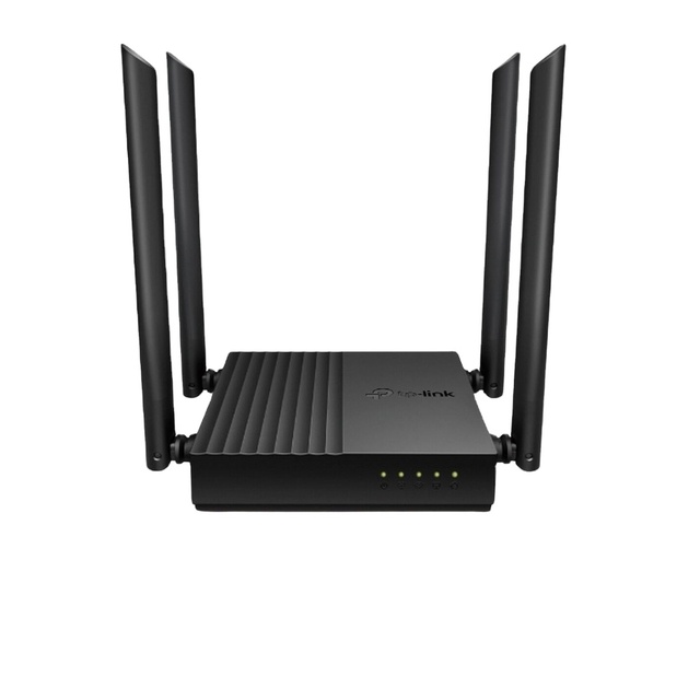 Technoverse Business Solutions Archer AC1200 C6 Wi-Fi Router 5 Gigabit Ports 4 External Plastic Antennas 867 Mbps 5GHz 400Mbps