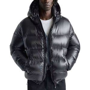 Veste matelassée légère pour homme avec col montant, fermeture éclair avant, rembourrage isolant, chaude, décontractée, pour les voyages en plein air, hiver, doudoune - Product Image 5