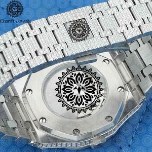 Reloj de Lujo para Hombre Charm Jewells, de Acero Inoxidable, Esfera Cuadrada, Bisel de Cristal Negro, Movimiento Mecánico Analógico, 40 mm, Resistente al Agua 10 Bar - Product Image 2