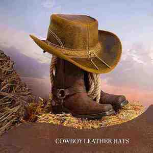 Wholesale Full Customized Men and Women White Genuine Leather <b>Western</b> Cowboy <b>Hat</b> for Outdoor - Product Image 3