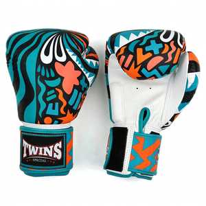 Nouveautés très demandées : Gants de boxe en cuir personnalisables pour jumeaux, avec sangles réglables auto-agrippantes pour le kick-boxing et les arts martiaux - Product Image 4