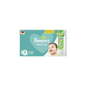 Pañales Tipo Pantalón Pampers Baby Dry, Talla M (7-12 kg), Material de Algodón - Product Image 6
