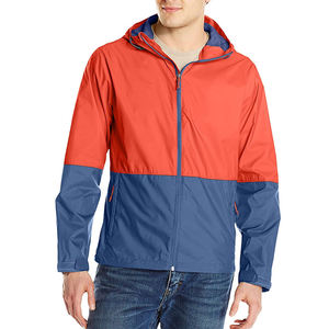 <b>Men</b> Premium Hooded Windbreaker <b>Jacket</b> Waterproof Lightweight Casual Zip Front Outdoor Soft Breathable Regular Fit Everyday - Product Image 3