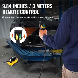 Pompa Idraulica ad Aria 10.000 PSI con Serbatoio da 0,61 Galloni, Uscita Olio NPT 3/8, Ingresso NPT 1/4 - Product Image 3