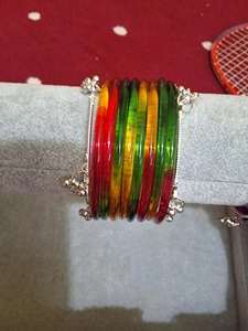 Bracelets tendance en verre gelée pour femmes, élégants et empilables, accessoires de poignet pour dames, bijoux modernes - Product Image 3