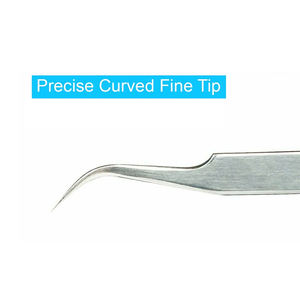 Pinzas para Pestañas de la Mejor Calidad, Punta Afilada, Marca Privada, Precisión Fina, Acero Inoxidable, Pinzas Metálicas para Pestañas para Belleza - Product Image 4