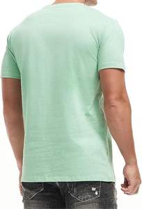 Camiseta Unisex de Alta Gama, 100% Algodón Tejido, Estilo Vintage, Lisa, Manga Corta, Corte Regular, Logotipo Personalizado, Anti-Pilling - Product Image 3