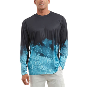 Vente directe usine – T-shirt de pêche unisexe à manches longues, confortable, UPF 50, imperméable, séchage rapide, anti-UV, respirant, logo et taille personnalisables - Product Image 1