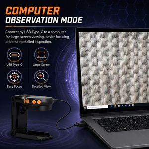 Microscopio Digital Portátil con Autoenfoque 500X, Pantalla IPS de 2.0 Pulgadas, Cámara de Inspección HD 1080P, 8 LED para Soldadura de PCB y Monedas - Product Image 4