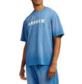 Camiseta Personalizada 100% Algodón Avirex para Hombre, Azul, Manga Corta, Corte Regular, Jersey de Algodón, Cuello Redondo, Diseño Casual con Letras Impresas en la Parte Delantera - Product Image 6