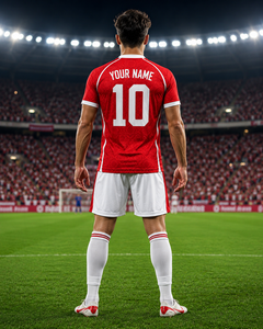 Professional Custom Men's <b>Soccer</b> Uniform Set Football Jersey Shorts Lightweight Breathable Mesh V-Neck Summer Sportswear Quick - Product Image 5
