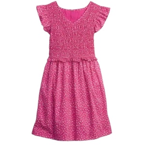 Vestido de fiesta de malla con bordado dorado de media manga personalizado vestidos de princesa para niñas pequeñas - Product Image 1