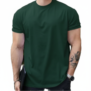 เสื้อยืดออกกำลังกายผู้ชาย แขนสั้น แห้งเร็ว ระบายอากาศดี ผ้าไหม/ผ้าฝ้าย สำหรับฟิตเนส ยิม  รักษ์โลก คุณภาพสูง - Product Image 5
