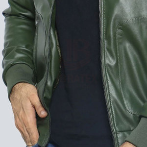 Wholesale Custom Logo Print High Quality <b>Men</b> <b>Leather</b> <b>Jacket</b> Waterproof Outdoor Use <b>Men</b> <b>Leather</b> Winter <b>Jacket</b> - Product Image 5