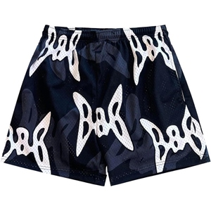 Shorts de sport en maille torsadée pour hommes, imprimés sur mesure, pour le basketball, vêtements de sport confortables - Product Image 4