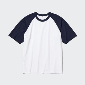 เสื้อยืดโอเวอร์ไซส์ แขนราแกลน ยูนิเซ็กซ์ 220GSM ผ้าฝ้าย 100% คอกลม แต่งผ้าต่อสีตัดกัน - Product Image 5