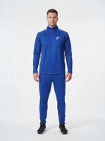 Ensemble de survêtement de football gris avec fermeture éclair, maillot de foot respirant à séchage rapide, tenue d'équipe personnalisable avec logo, boutons sur le devant, unisexe adulte 100%
