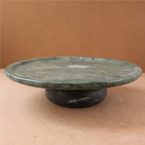 Sustainable <b>Marble</b> Dessert and <b>Cake</b> <b>Stand</b> Plates for Birthday White Stone <b>Cake</b> <b>Stand</b> Platter With Acrylic Dome - Product Image 2