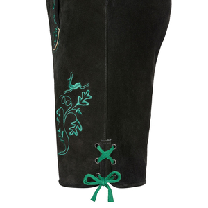 Tenue de festival, Lederhosen bavaroises pour hommes, shorts en cuir ciré de couleur claire pour l'Oktoberfest, tenue traditionnelle allemande, vintage, sur mesure - Product Image 4