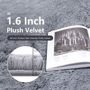 Set di Tappeti Moderni Rettangolari 5 x 7 Piedi a Pelo Lungo per Soggiorno e Camera da Letto - Product Image 2