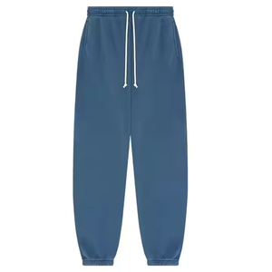Pantalon de survêtement en toile pour homme, style urbain, anti-boulochage, respirant, taille élastique, personnalisable OEM, nouvelle mode - Product Image 4