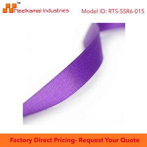 6mm Purple Single Face Satin Ribbon Customizable Supplier 350 Meter Roll for Spa Products Jewelry Packaging Gift <b>Boxes</b> Wholesale - Product Image 6