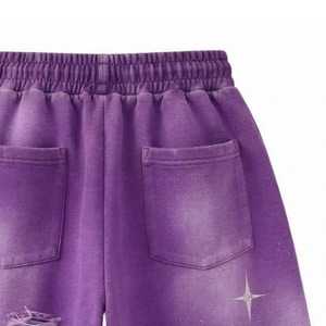 Custom Sun Faded Baggy Sweat <b>Shorts</b> Men Heavyweight Cotton <b>Wide</b> <b>Leg</b> Fleece Jorts Gary Streetwear <b>Shorts</b> OEM - Product Image 5