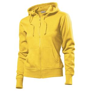 Vente chaude de haute qualité femmes hiver sweats à capuche imprimés conception personnalisée poche zippée pull sweats cordons cou - Product Image 3
