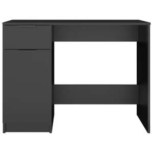 Escritorio rectangular negro para computadora de 39.4x19.7x29.5 pulgadas de madera de ingeniería - Product Image 6