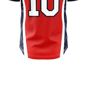 Custom <b>Baseball</b> Jersey Button Up Athletic Sports Shirt Lightweight Polyester Breathable Team Uniform - Product Image 1