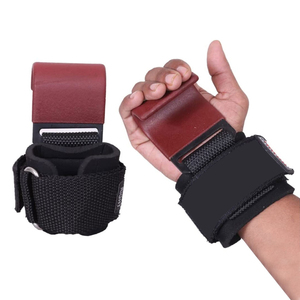 Sangles de poignet pour hommes et femmes, pour musculation, levée de poids, tractions, soulevés de terre, avec crochets de maintien - Product Image 2