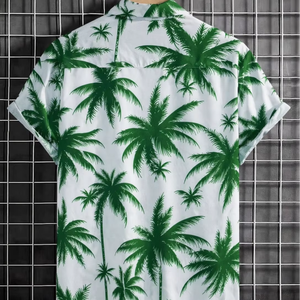 Camisa Casual de Verano para Hombre, 200 Gramos, Transpirable, Anti-Pilling, Tela Satinada, Manga Corta - Product Image 2